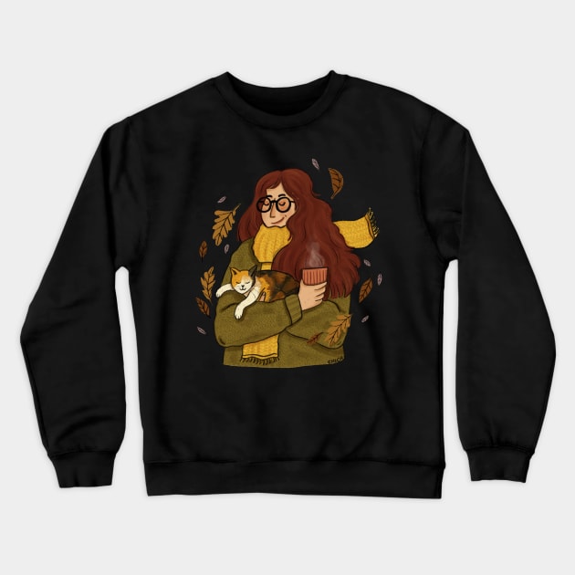 Cozy Cat Lady Crewneck Sweatshirt by Sunny Skies Starry Eyes